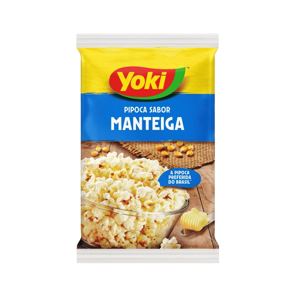 Popcorn Micro Mini Bag Manteiga 50g Yoki